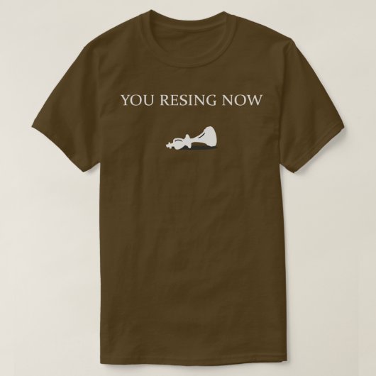 U bent nu aftreden t-shirt (Design voorkant)
