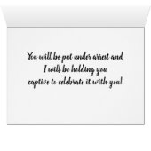 ****U BENT ONDER ARREST *** VOLWASSEN "GROTE DAG"  (Binenzijde Horizontaal (Onderkant))