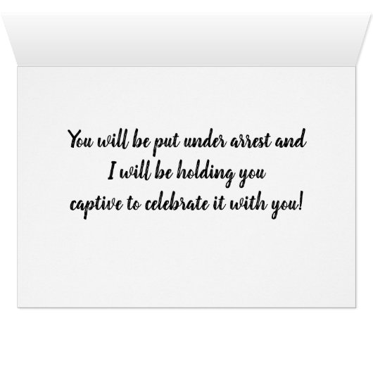 ****U BENT ONDER ARREST *** VOLWASSEN "GROTE DAG" (Binenzijde Horizontaal (Onderkant))