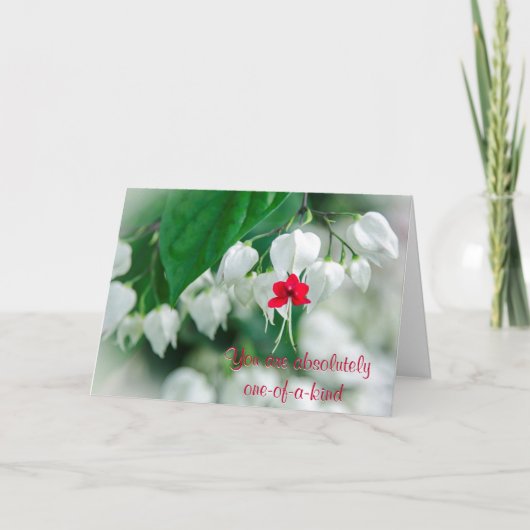 U bent One-of-a-kind Kaart (Voorkant)