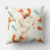 U bent ons grootste avontuur Oranje vos Kussen (Achterkant)