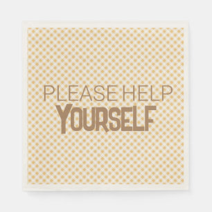 U bent onze zon glans papieren servet