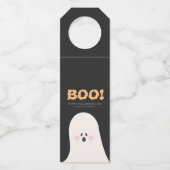 U bent opgeBoost Halloween Cute Ghost Bottle Ta Flessenhanger (Achterkant)
