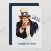 U bent opgesteld! bruidsmeisje kaart (Voorkant / Achterkant)