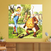 U bent oud, Vader William - Alice in Wonderland Canvas Afdruk (Insitu (Woonkamer))