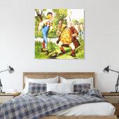 U bent oud, Vader William - Alice in Wonderland Canvas Afdruk (Insitu (Slaapkamer))