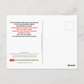 U bent overvallen briefkaart (Guatemala) (Achterkant)