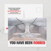 U bent overvallen briefkaart (Italië) (Voorkant / Achterkant)