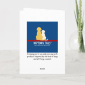 U bent PAWSOME Golden Love Valentijn's Day Kaart (Achterkant)