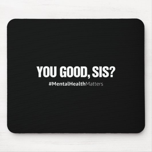 U bent Sis Mental Health Human Brain Council T Muismat (Voorkant)