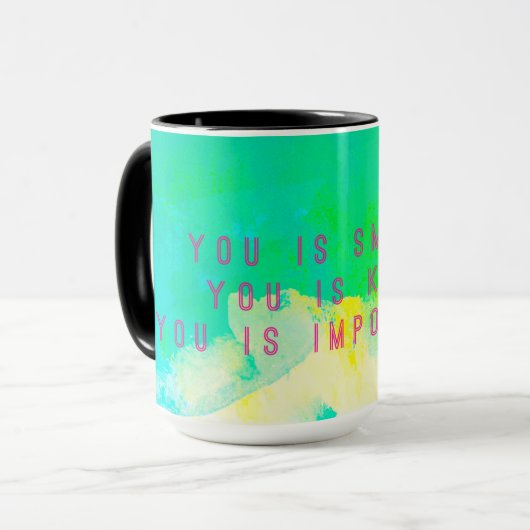 U bent slim mok (Voorkant links)