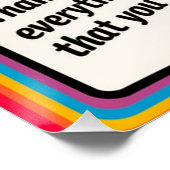 U bent Soup-er personeel Dank u Poster (Hoek)