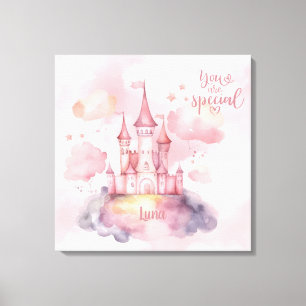 U bent Special Palace Pink Cloud aanpasbaar Canvas Afdruk