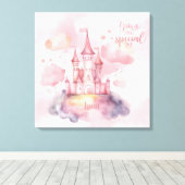 U bent Special Palace Pink Cloud aanpasbaar Canvas Afdruk (Insitu (Houten vloer))