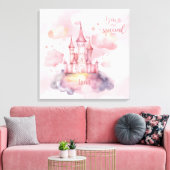 U bent Special Palace Pink Cloud aanpasbaar Canvas Afdruk (Insitu (Woonkamer))