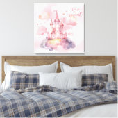 U bent Special Palace Pink Cloud aanpasbaar Canvas Afdruk (Insitu (Slaapkamer))