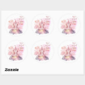 U bent Special Palace Pink Cloud aanpasbaar Ronde Sticker (Vel)