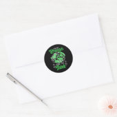 U bent sterker dan u denkt dat u zich bewust bent ronde sticker (Envelop)