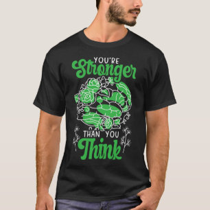 U bent sterker dan u denkt dat u zich bewust bent t-shirt