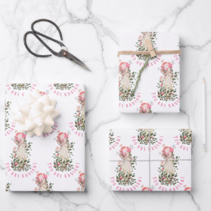 U bent stralend dragerpapier voor het oppakken van inpakpapier vel