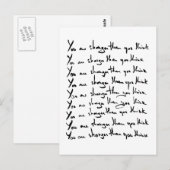 U bent STRONGER dan u denkt! Briefkaart (Voorkant / Achterkant)