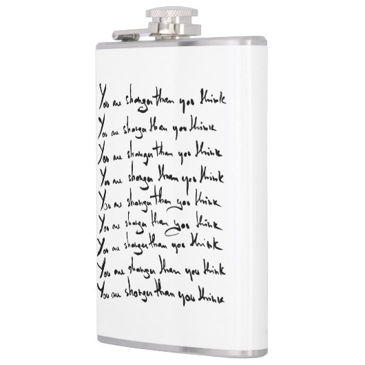 U bent STRONGER dan u denkt! Heupfles (Links)