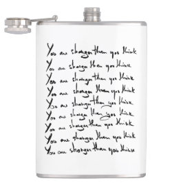 U bent STRONGER dan u denkt! Heupfles