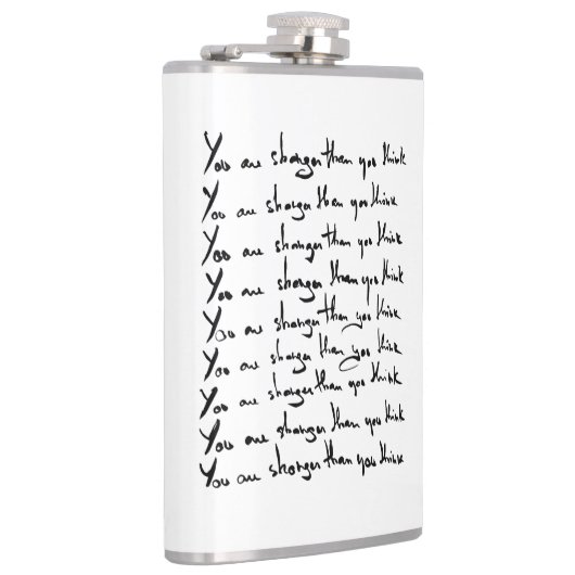 U bent STRONGER dan u denkt! Heupfles (Rechts)