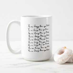 U bent STRONGER dan u denkt! Koffiemok