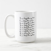 U bent STRONGER dan u denkt! Koffiemok (Links)