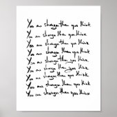 U bent STRONGER dan u denkt! Poster (Voorkant)