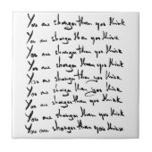 U bent STRONGER dan u denkt! Tegeltje (Voorkant)