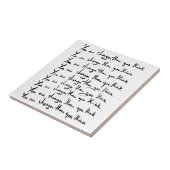 U bent STRONGER dan u denkt! Tegeltje (Zijkant)