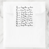 U bent STRONGER dan u denkt! Vierkante Sticker (Tas)