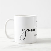 U BENT STRONGER DAN U MOTIVATIE QUOTE KOFFIEMOK (Links)