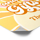 U bent Sunshine Baby shower Boeken en Geschenken Poster (Hoek)