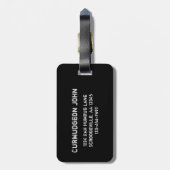 U bent te dicht anti-Sociale Citaat Bagagelabel (Achterkant verticaal)