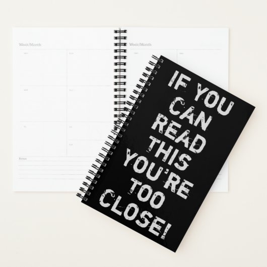 U bent te Dichte anti-Sociale Planner van het Cita (Display)