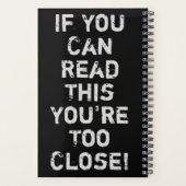 U bent te Dichte anti-Sociale Planner van het Cita (Achterkant)