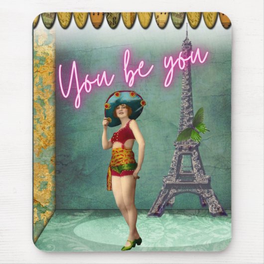 U bent u die de  Pop van vrouwen kracht geeft Muismat (Voorkant)