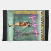 U bent u die de  Pop van vrouwen kracht geeft Theedoek (Horizontaal)