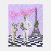 U bent u die Pop kunst kracht bijzet Fleece Deken (Voorkant)