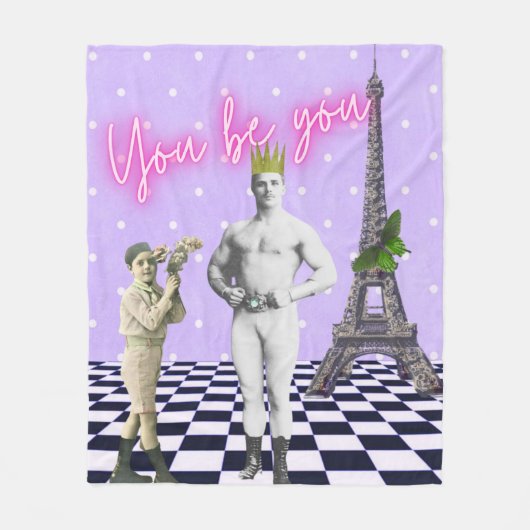 U bent u die Pop kunst kracht bijzet Fleece Deken (Voorkant)