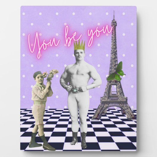 U bent u die Pop kunst kracht bijzet Fotoplaat (Voorkant)