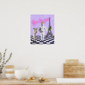 U bent u die Pop kunst kracht bijzet Poster (Keuken)