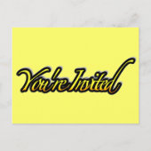 U bent uitgenodigd_ briefkaart (Voorkant)