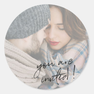 U bent uitgenodigd de Foto van de Vakantie Sticker