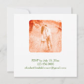 U bent uitgenodigd Floral Vrijgezellenfeest Kaart (Achterkant)