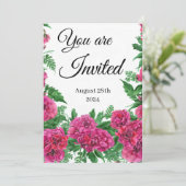 U bent uitgenodigd kaart (Staand voorkant)