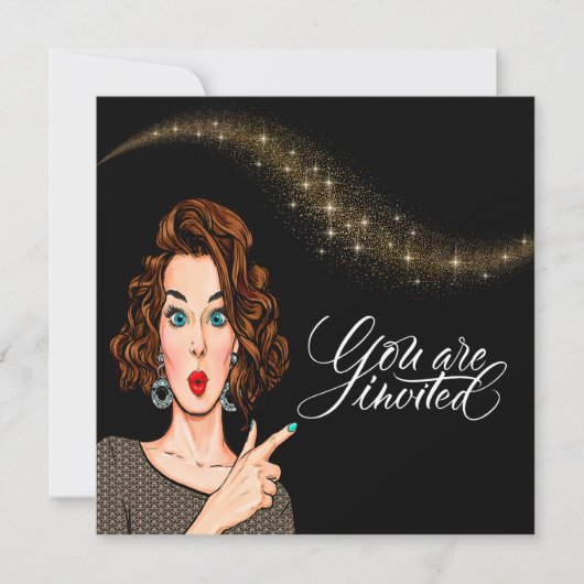 U bent uitgenodigd kaart (Voorkant)